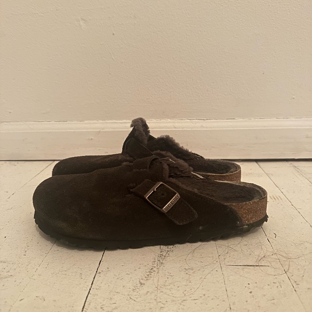 Birkenstock Shearling Boston Clog